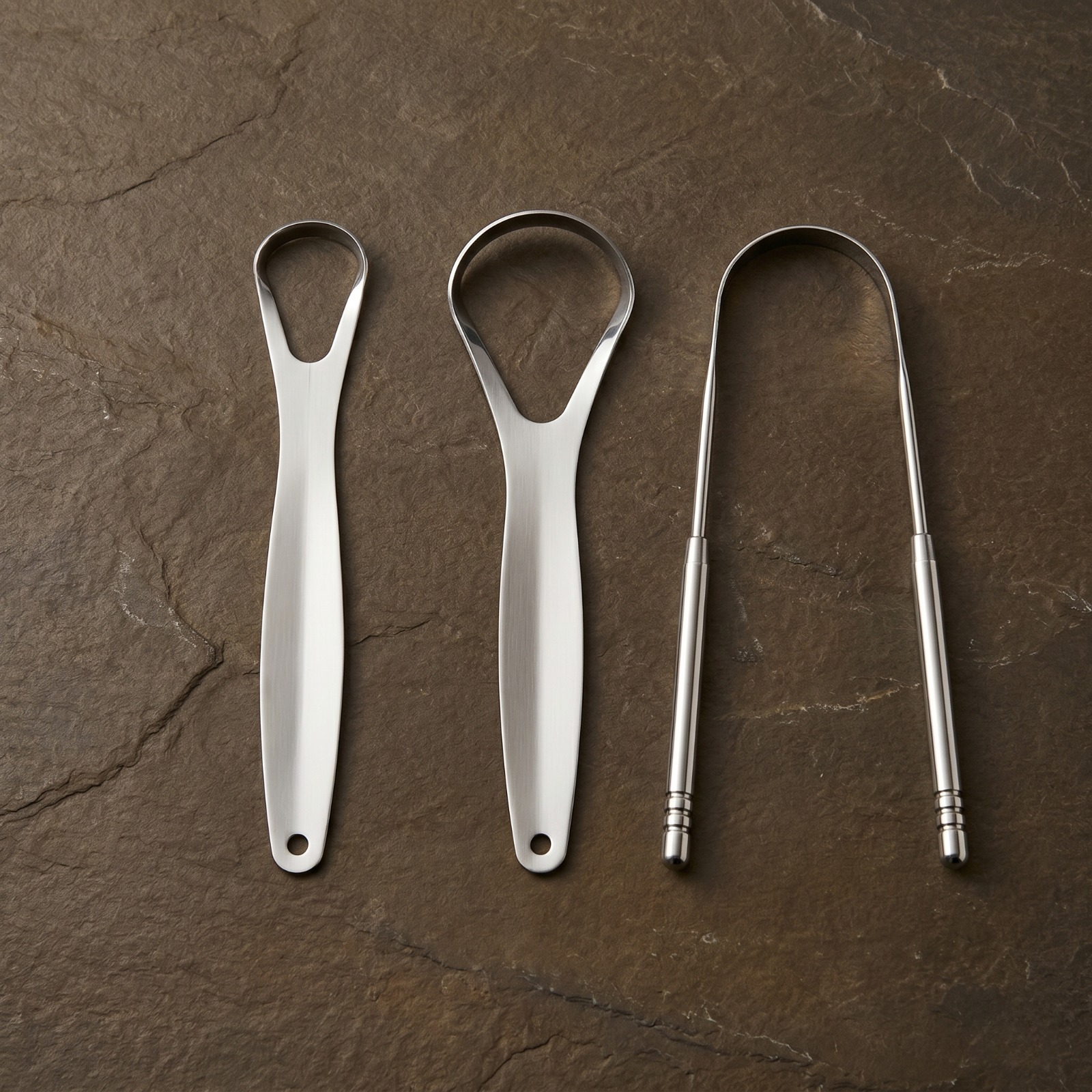 Pack of 2 Stainless Steel Tongue Scrapers – Fresh Breath & Oral Hygiene - Image 5