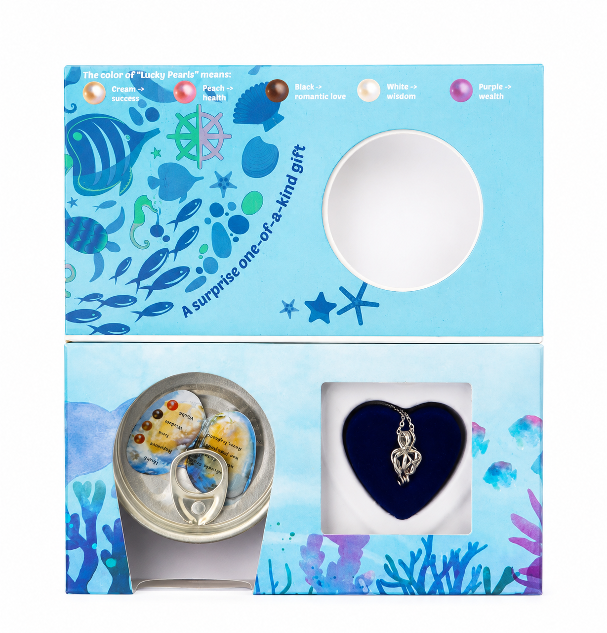 DIy Wish Pearl Necklace Kit – Lotus Locket & Cultured Pearl 16.9 3 DIy Wish Pearl Necklace Kit – Lotus Locket & Cultured Pearl 16.9 - Image 3