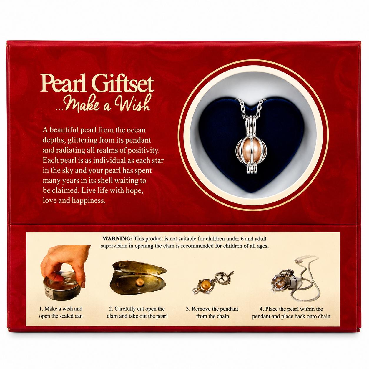 DIY Wish Pearl Necklace Kit – Lotus Locket & Cultured Pearl 16.9 5 DIY Wish Pearl Necklace Kit – Lotus Locket & Cultured Pearl 16.9 - Image 5