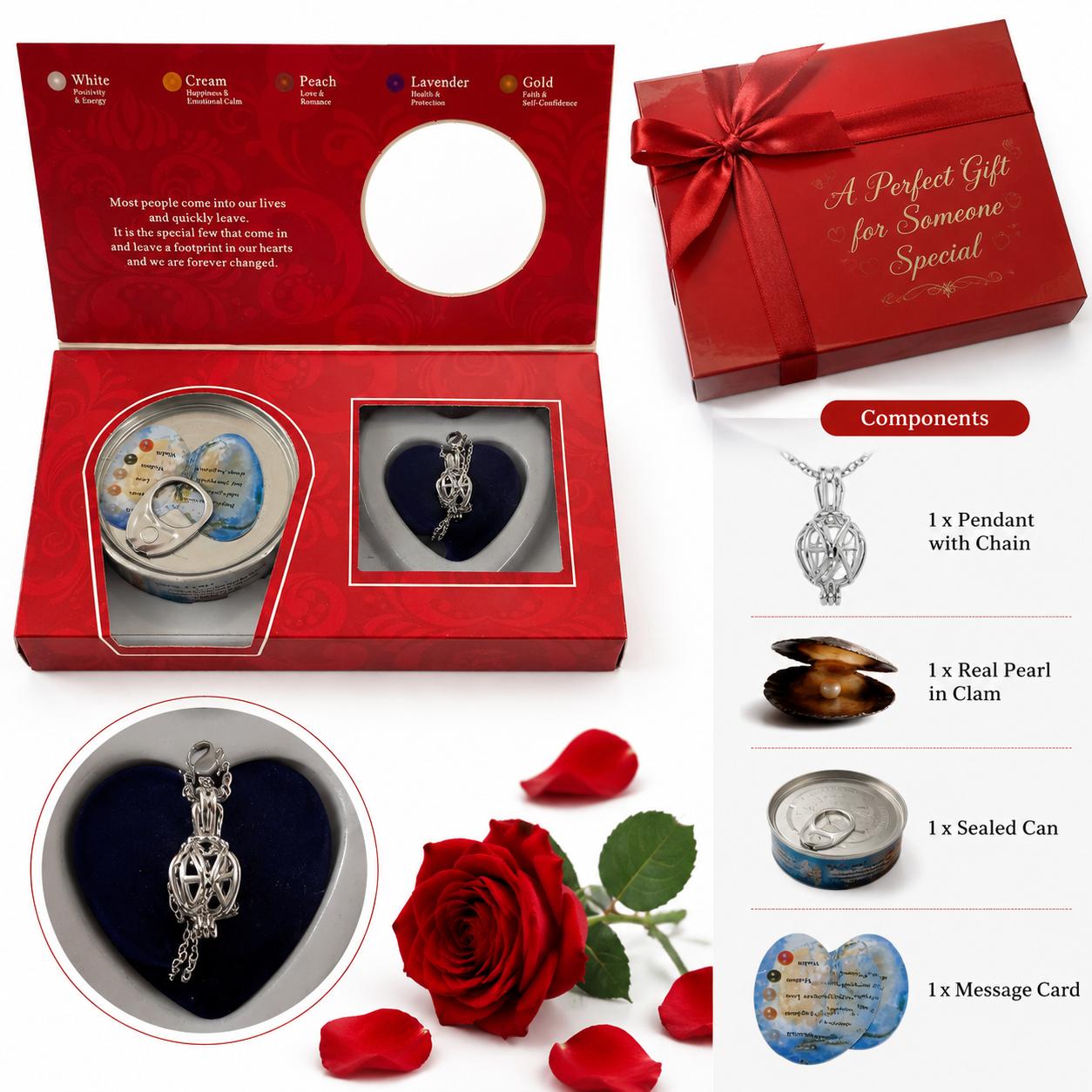 DIY Wish Pearl Necklace Kit – Lotus Locket & Cultured Pearl 16.9 8 DIY Wish Pearl Necklace Kit – Lotus Locket & Cultured Pearl 16.9 - Image 8
