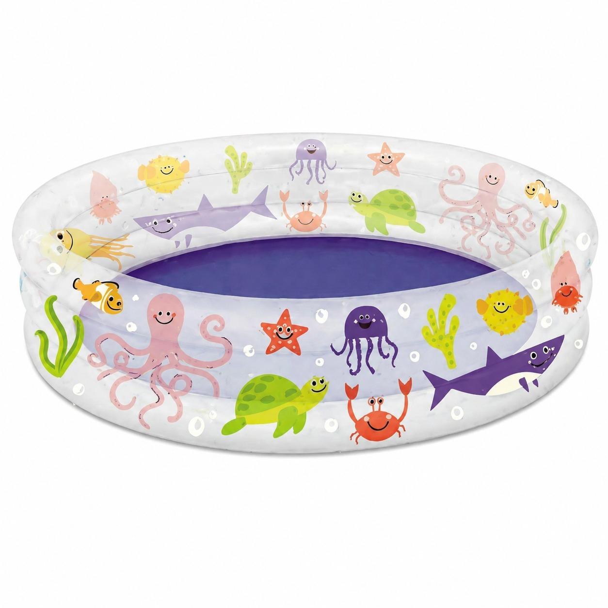 Inflatable Kids Pool – Fun Ocean Theme for Summer Water Play - Image 5