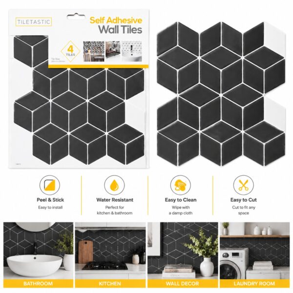Self Adhesive Wall Tiles – Stylish Peel & Stick Tiles for Easy Installation 9 Peel and Stick Wall Tiles