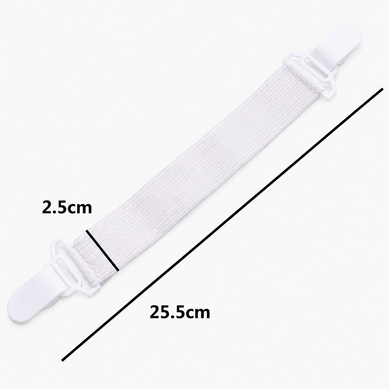 4 Pack Stretch Straps Adjustable Elastic Sheet Grippers Bed Sheet Holders White 9 4 Pack Stretch Straps Adjustable Elastic Sheet Grippers Bed Sheet Holders White - Image 9