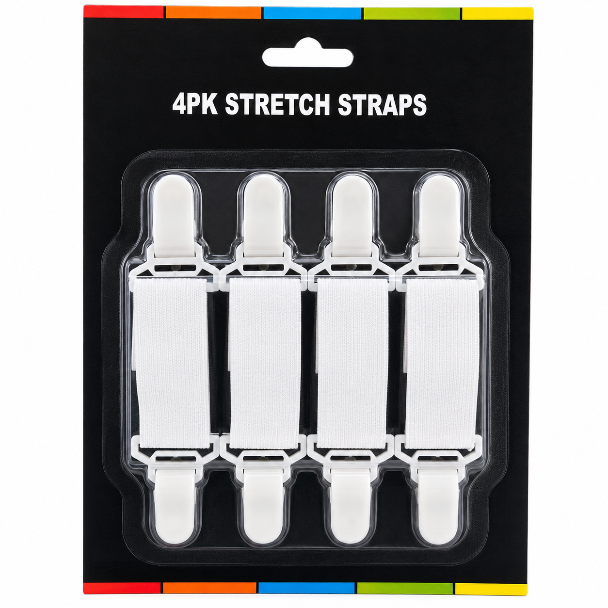 4 Pack Stretch Straps Adjustable Elastic Sheet Grippers Bed Sheet Holders White 11 Adjustable Bed Sheet Holder Straps