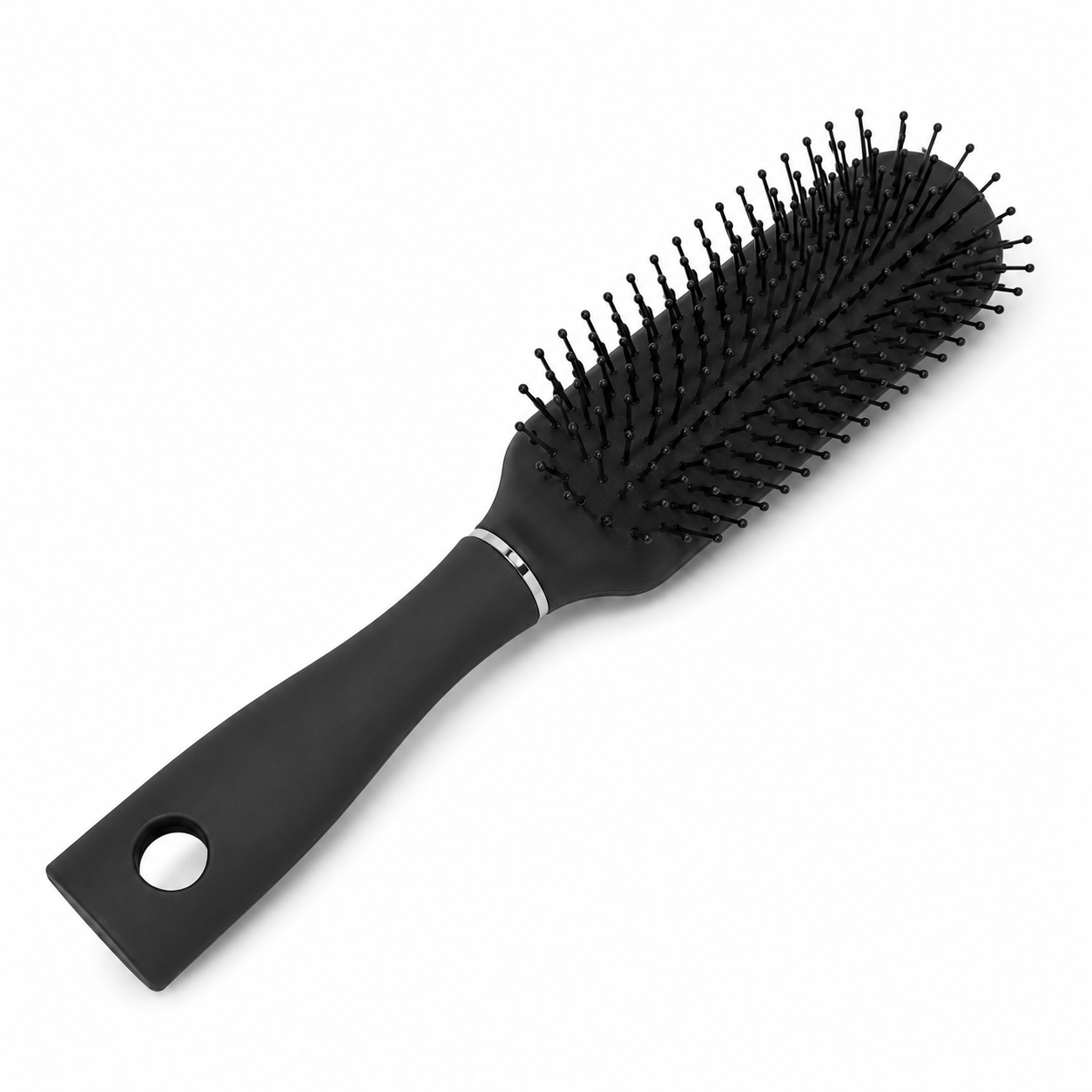 Professional Oblong Hair Brush Detangling Styling Cushion Paddle Brush Black 4 Professional Oblong Hair Brush Detangling Styling Cushion Paddle Brush Black - Image 4