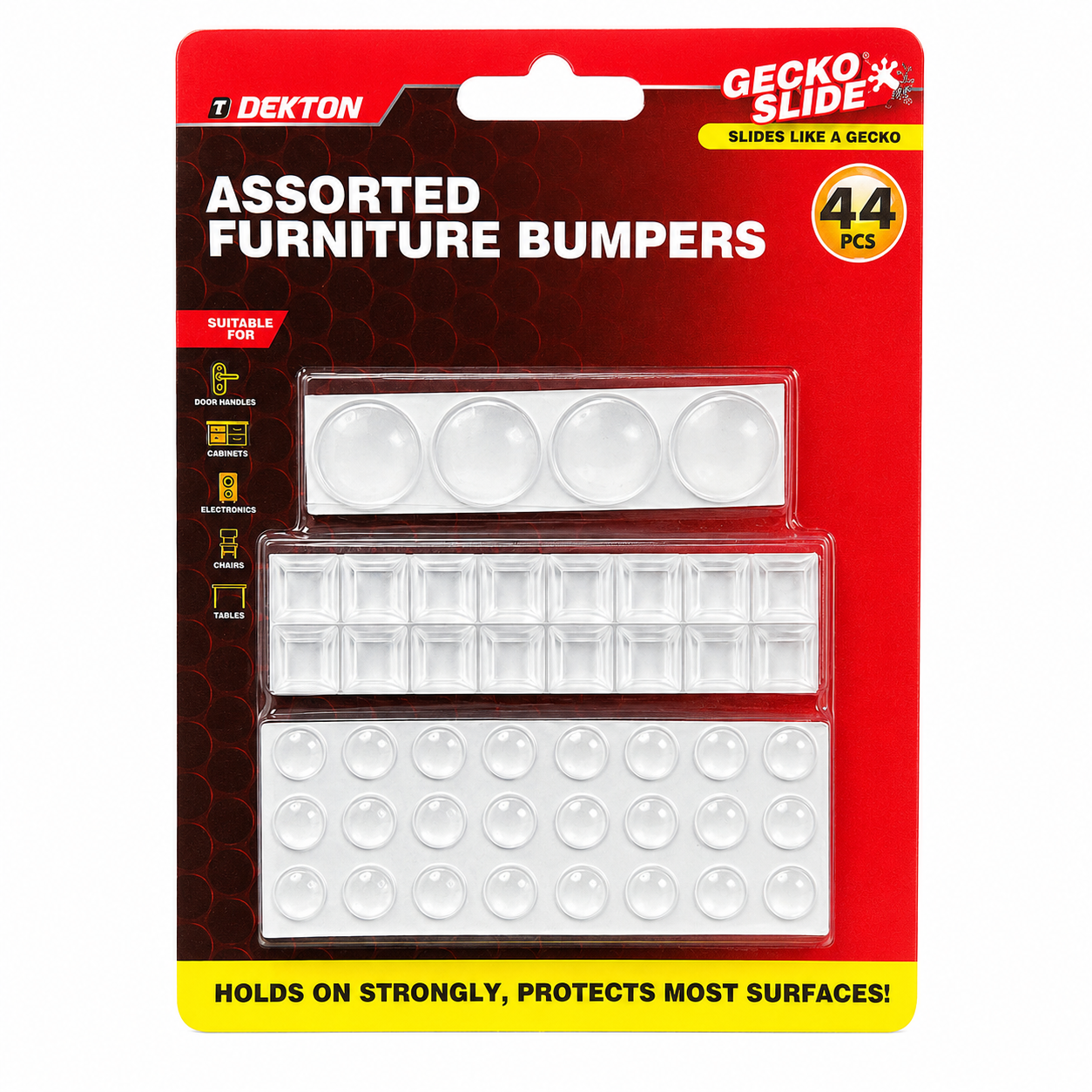 44pc Clear Self Adhesive Furniture Bumpers Door Cabinet Pads Noise Reducers 3 44pc Clear Self Adhesive Furniture Bumpers Door Cabinet Pads Noise Reducers - Image 3