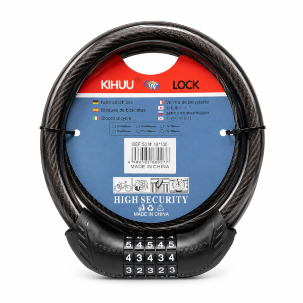5-Digit Combination Security Cable Lock