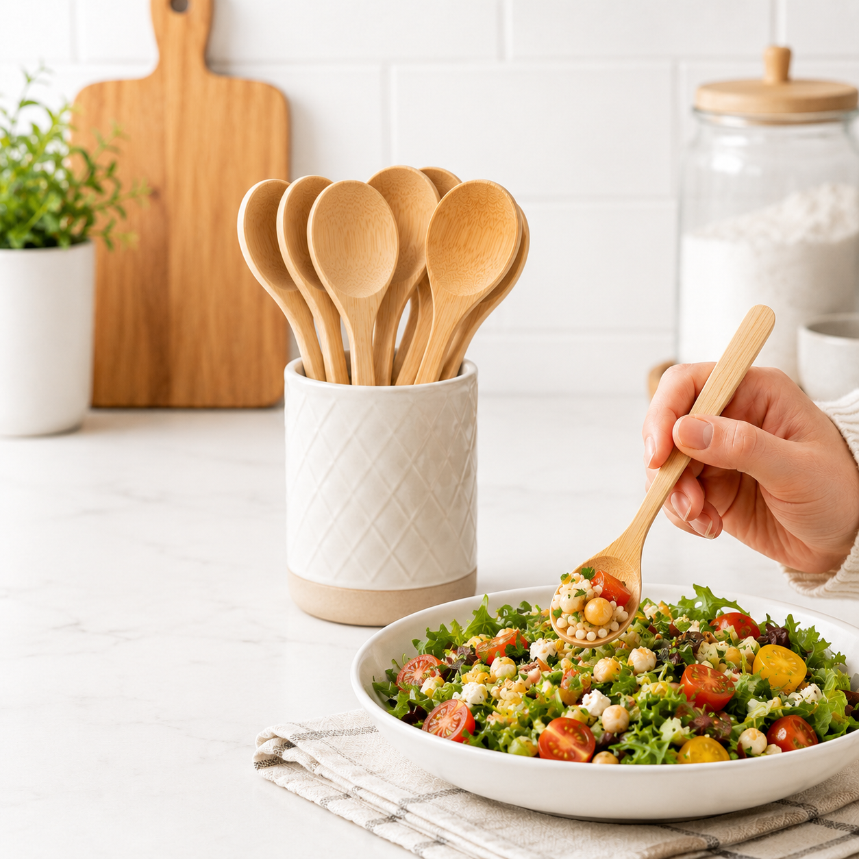 Eco-Friendly Wooden Spoons – Set of 30 Disposable Compostable Cutlery 5 Eco-Friendly Wooden Spoons – Set of 30 Disposable Compostable Cutlery - Image 5