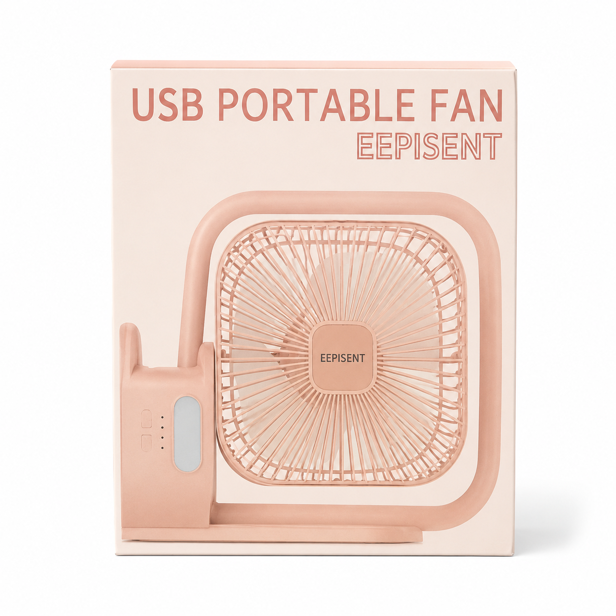 EEPISENT USB Portable Desk Fan Rechargeable Battery Powered Multi Speed Fan with Carry Handle Adjustable Tilt Head Quiet Cooling Fan Home Office Pink 14 EEPISENT USB Portable Desk Fan Rechargeable Battery Powered Multi Speed Fan with Carry Handle Adjustable Tilt Head Quiet Cooling Fan Home Office Pink - Image 14