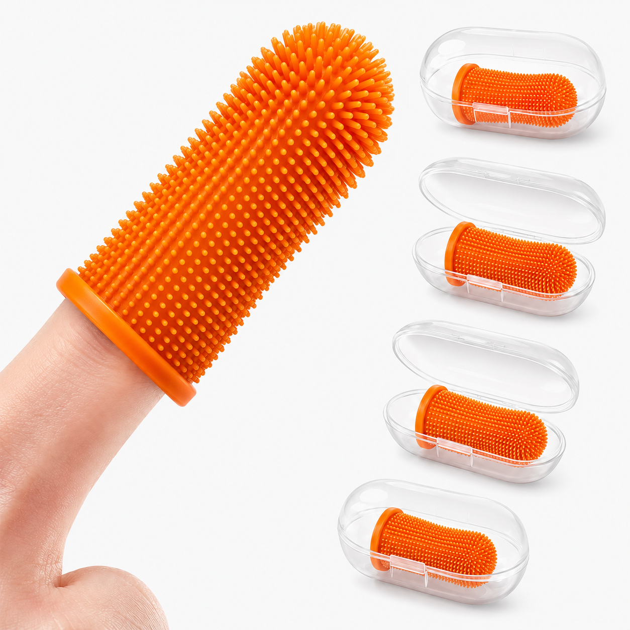 Soft Silicone Pet Finger Toothbrush Dog Cat Teeth Cleaner Gum Care UK 10 Soft Silicone Pet Finger Toothbrush Dog Cat Teeth Cleaner Gum Care UK - Image 10