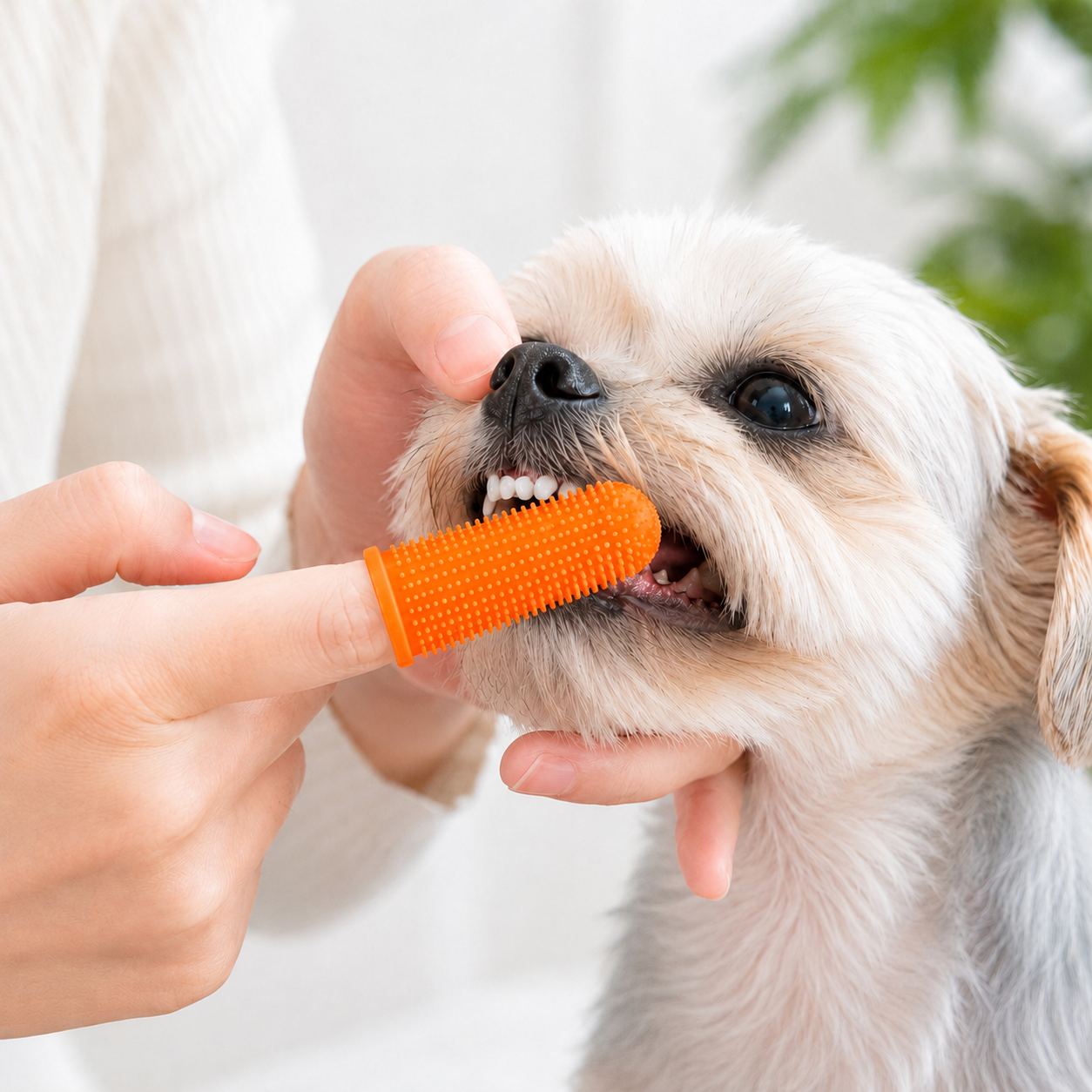 Soft Silicone Pet Finger Toothbrush Dog Cat Teeth Cleaner Gum Care UK 3 Soft Silicone Pet Finger Toothbrush Dog Cat Teeth Cleaner Gum Care UK - Image 3