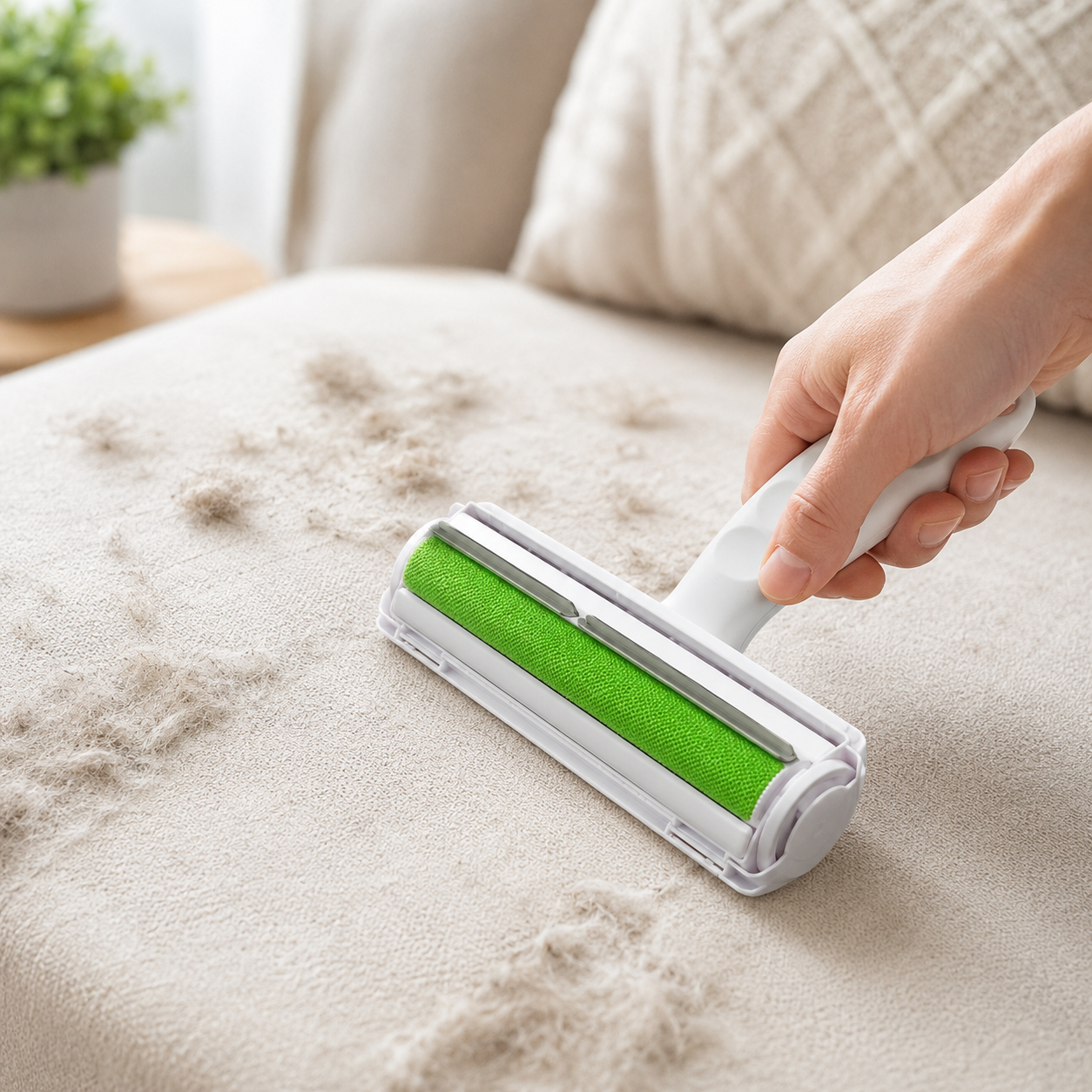 Reusable Two-Way Pet Hair Remover Roller | Double-Sided Lint & Fur Cleaning Roller 9 Reusable Two-Way Pet Hair Remover Roller | Double-Sided Lint & Fur Cleaning Roller - Image 9