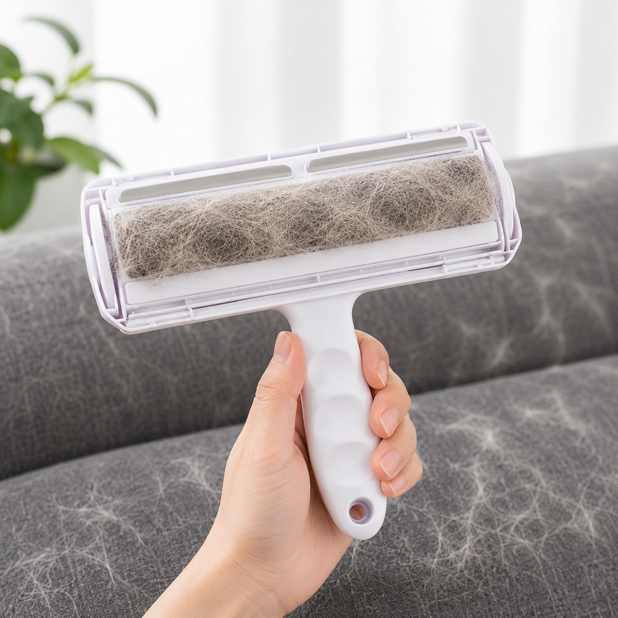 Reusable Pet Hair Remover Roller – Two-Way Lint & Fur Remover for Cats, Dogs, Furniture & Clothing 8 Reusable Pet Hair Remover Roller – Two-Way Lint & Fur Remover for Cats, Dogs, Furniture & Clothing - Image 8