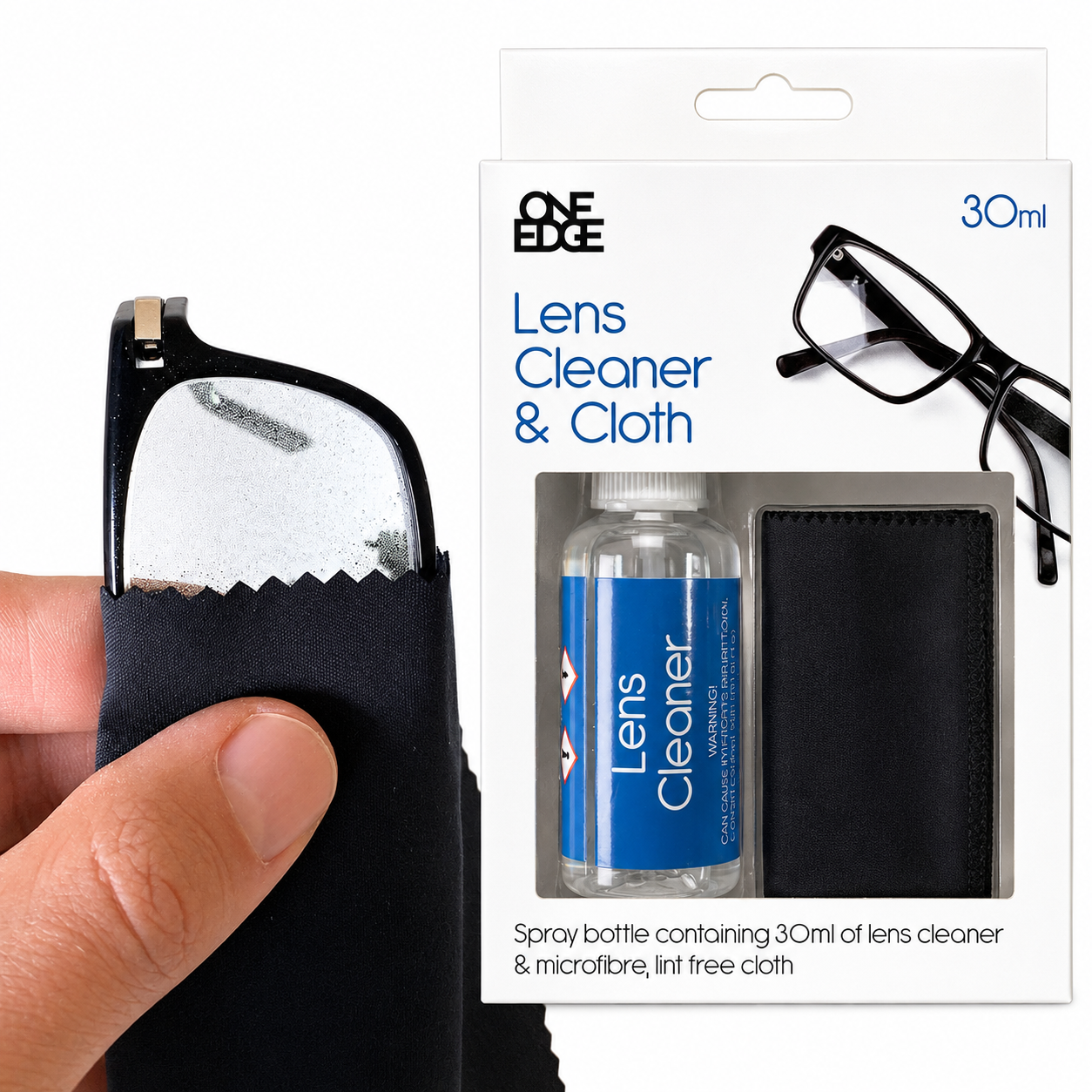 Lens Cleaner & Microfiber Cloth Set – 30ml Eyewear Cleaning Kit 9 Lens Cleaner & Microfiber Cloth Set – 30ml Eyewear Cleaning Kit - Image 9