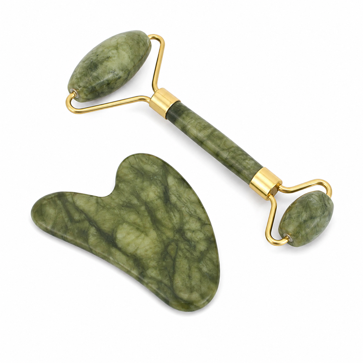 Natural Jade Roller & Gua Sha Set – Facial Massage Tools for Skin Care, Face Lifting & Depuffing 5 Natural Jade Roller & Gua Sha Set – Facial Massage Tools for Skin Care, Face Lifting & Depuffing - Image 5