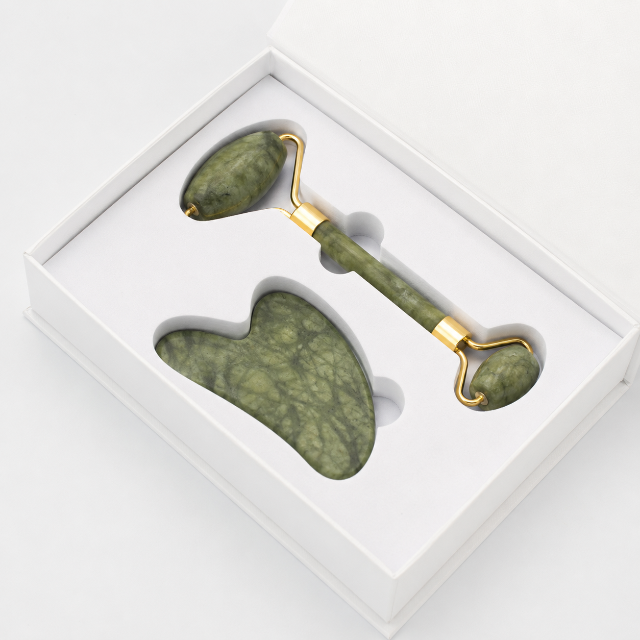 Natural Jade Roller & Gua Sha Set – Facial Massage Tools for Skin Care, Face Lifting & Depuffing 8 Natural Jade Roller & Gua Sha Set – Facial Massage Tools for Skin Care, Face Lifting & Depuffing - Image 8