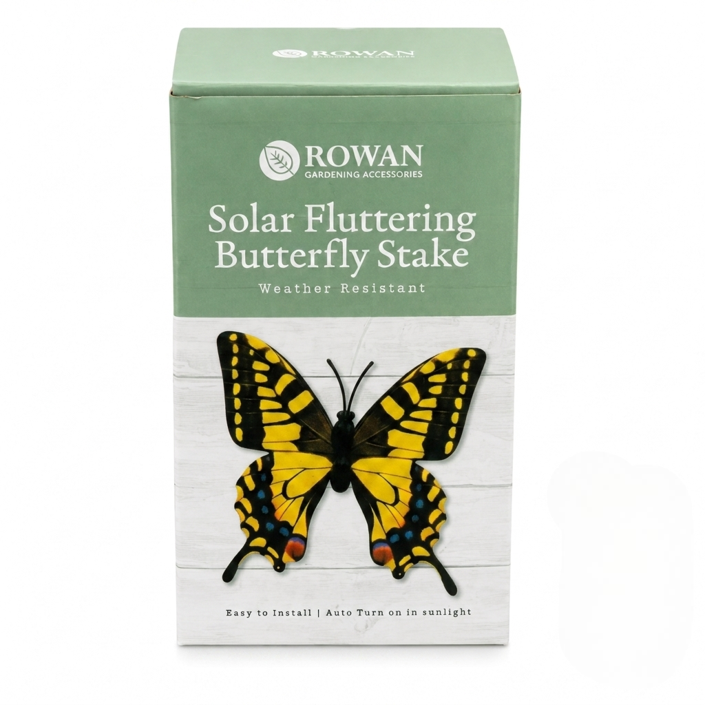 Rowan Solar Fluttering Butterfly Garden Stake – Weather-Resistant Outdoor Garden Decoration 2 Rowan Solar Fluttering Butterfly Garden Stake – Weather-Resistant Outdoor Garden Decoration - Image 2