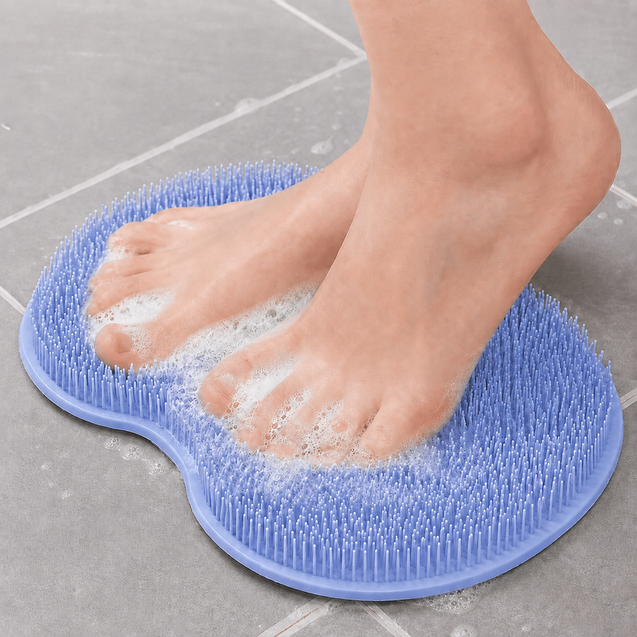 Silicone Foot Scrubber Mat Non-Slip Suction Cups Shower Foot Massager Scrub UK 8 Silicone Foot Scrubber Mat Non-Slip Suction Cups Shower Foot Massager Scrub UK - Image 8