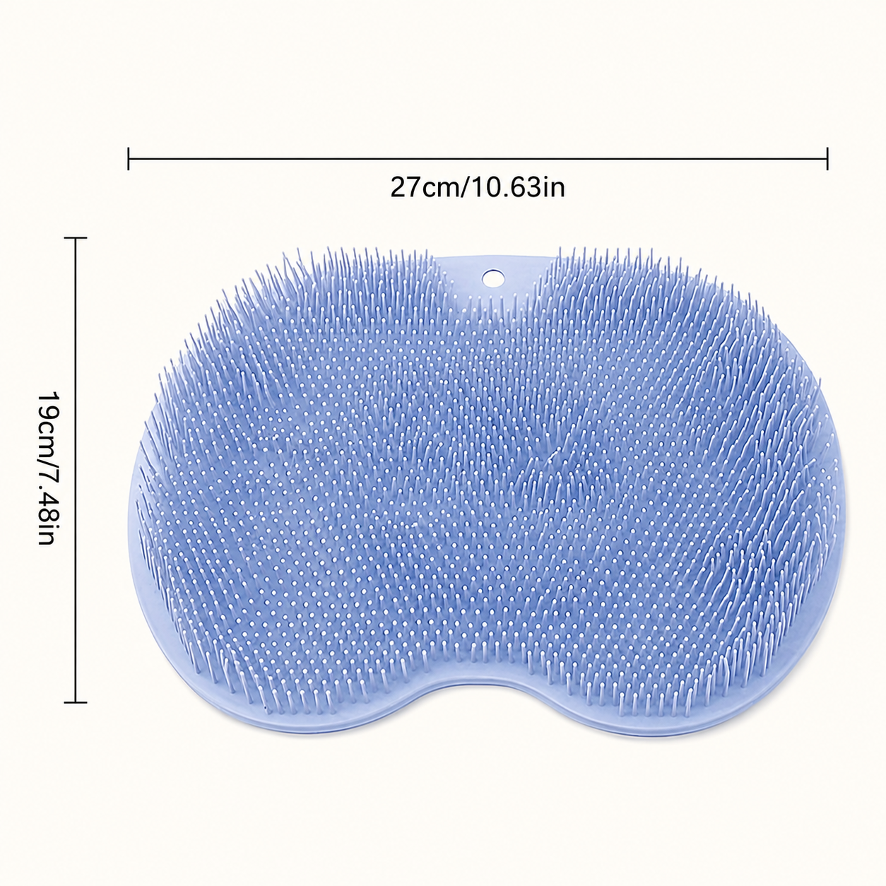 Silicone Foot Scrubber Mat Non-Slip Suction Cups Shower Foot Massager Scrub UK 3 Silicone Foot Scrubber Mat Non-Slip Suction Cups Shower Foot Massager Scrub UK - Image 3