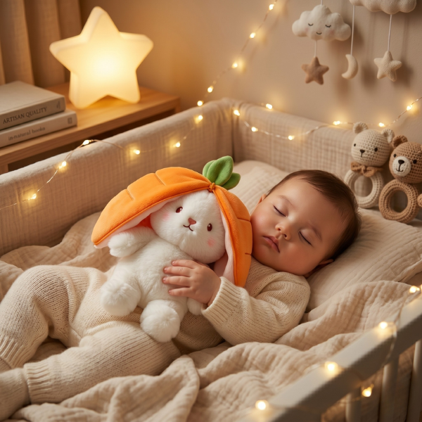 Pack of 2 Unzip Bunny Plush Toys Orange & Pink 10 Pack of 2 Unzip Bunny Plush Toys Orange & Pink - Image 10