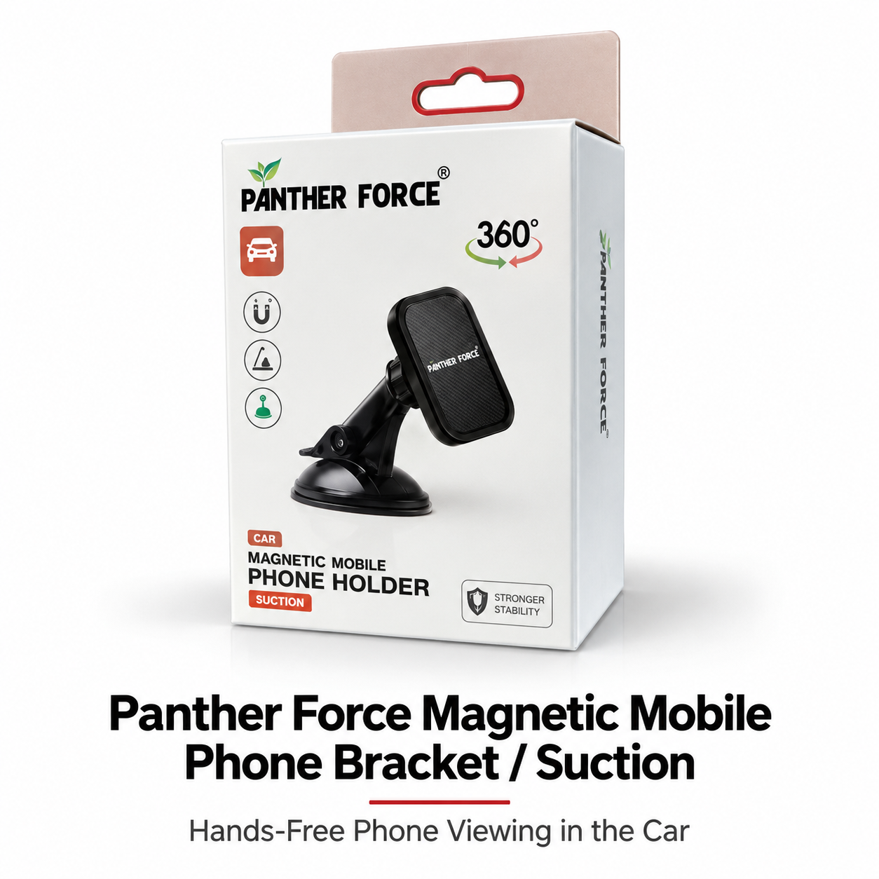 Panther Force Magnetic Phone Holder Car Suction Mount 360° Adjustable Bracket 1 Panther Force Magnetic Phone Holder Car Suction Mount 360° Adjustable Bracket