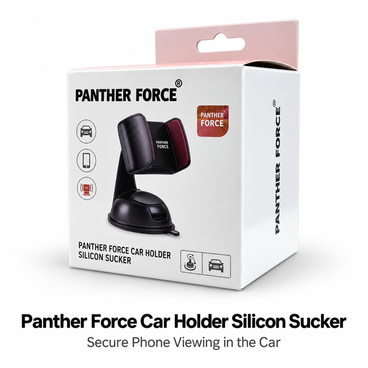 Panther Force Car Phone Holder Silicon Suction Mount 360° Adjustable Dashboard 1 Panther Force Car Phone Holder Silicon Suction Mount 360° Adjustable Dashboard
