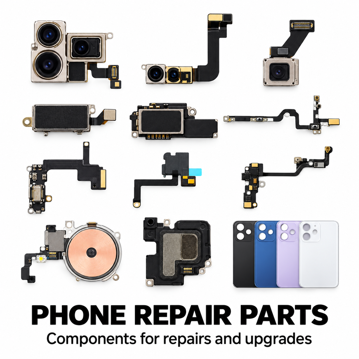 Mobile Phone Repair Parts Replacement Components Camera Flex Speaker Housing 1 Mobile Phone Repair Parts Replacement Components Camera Flex Speaker Housing