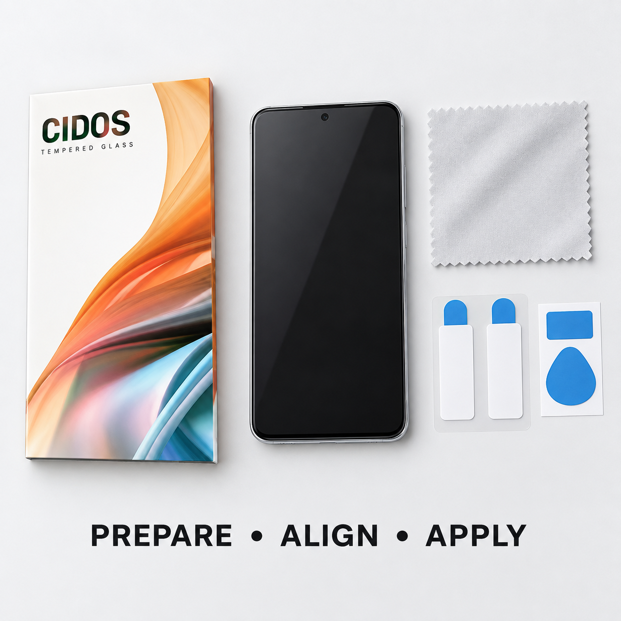 Cidos 10D Tempered Glass Screen Protector Full Cover Anti Scratch Clear Shield 2 Cidos 10D Tempered Glass Screen Protector Full Cover Anti Scratch Clear Shield - Image 2