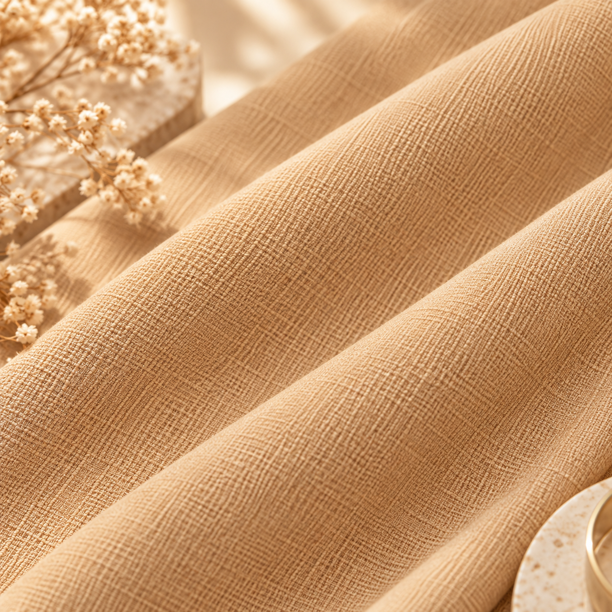 Premium Champagne Beige Cotton Scarf – Soft & Comfortable Everyday Essential Wrap 2 Premium Champagne Beige Cotton Scarf – Soft & Comfortable Everyday Essential Wrap - Image 2