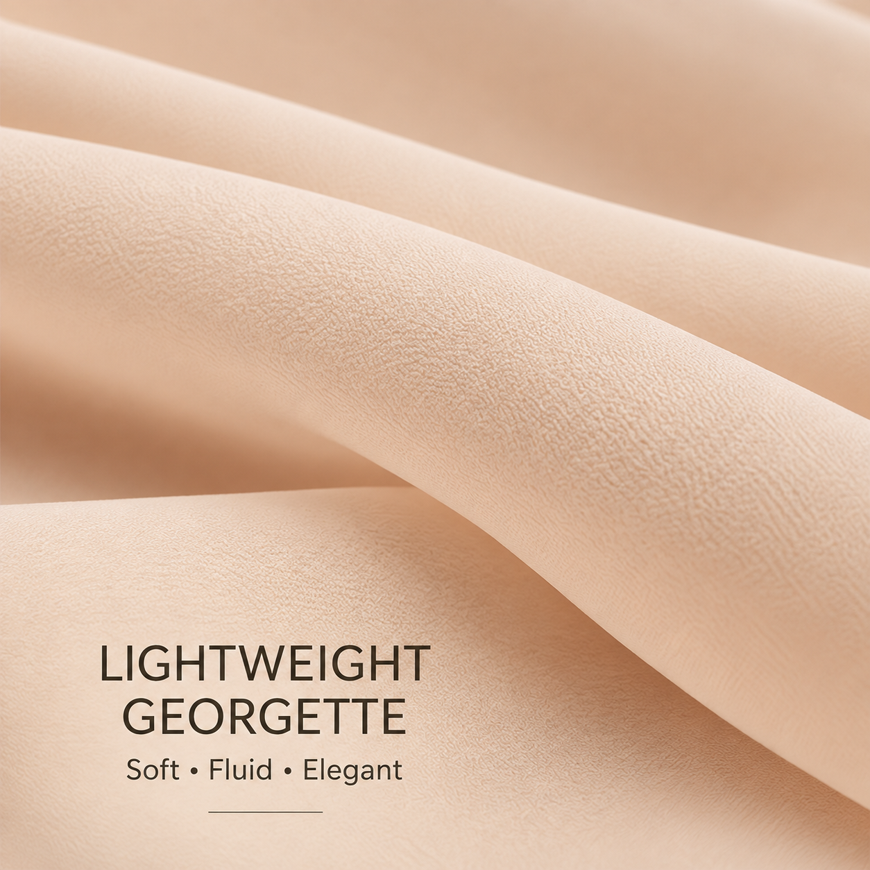Soft Peach Georgette Scarf Hijab Lightweight Nude Apricot Shawl Wrap 2 Soft Peach Georgette Scarf Hijab Lightweight Nude Apricot Shawl Wrap - Image 2