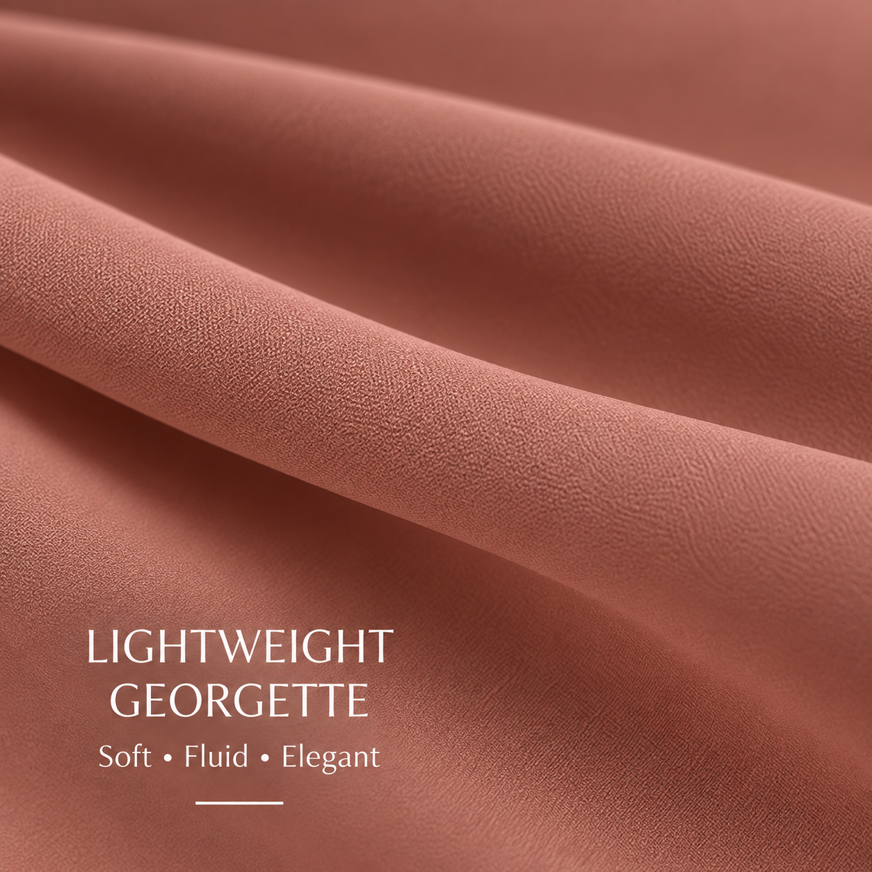 Warm Rose Georgette Scarf Soft Hijab Lightweight Elegant Shawl Wrap Plain 2 Warm Rose Georgette Scarf Soft Hijab Lightweight Elegant Shawl Wrap Plain - Image 2
