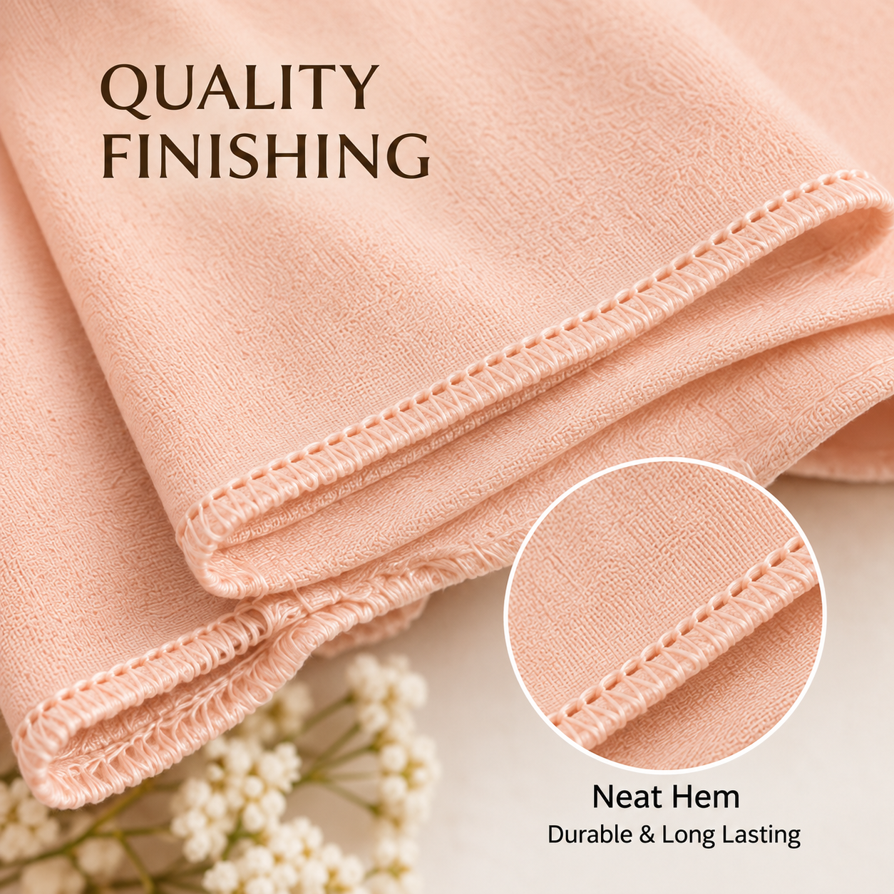 Premium Jersey Scarf Soft Stretchy Lightweight Hijab Wrap Headscarf Peach Pink 3 Premium Jersey Scarf Soft Stretchy Lightweight Hijab Wrap Headscarf Peach Pink - Image 3