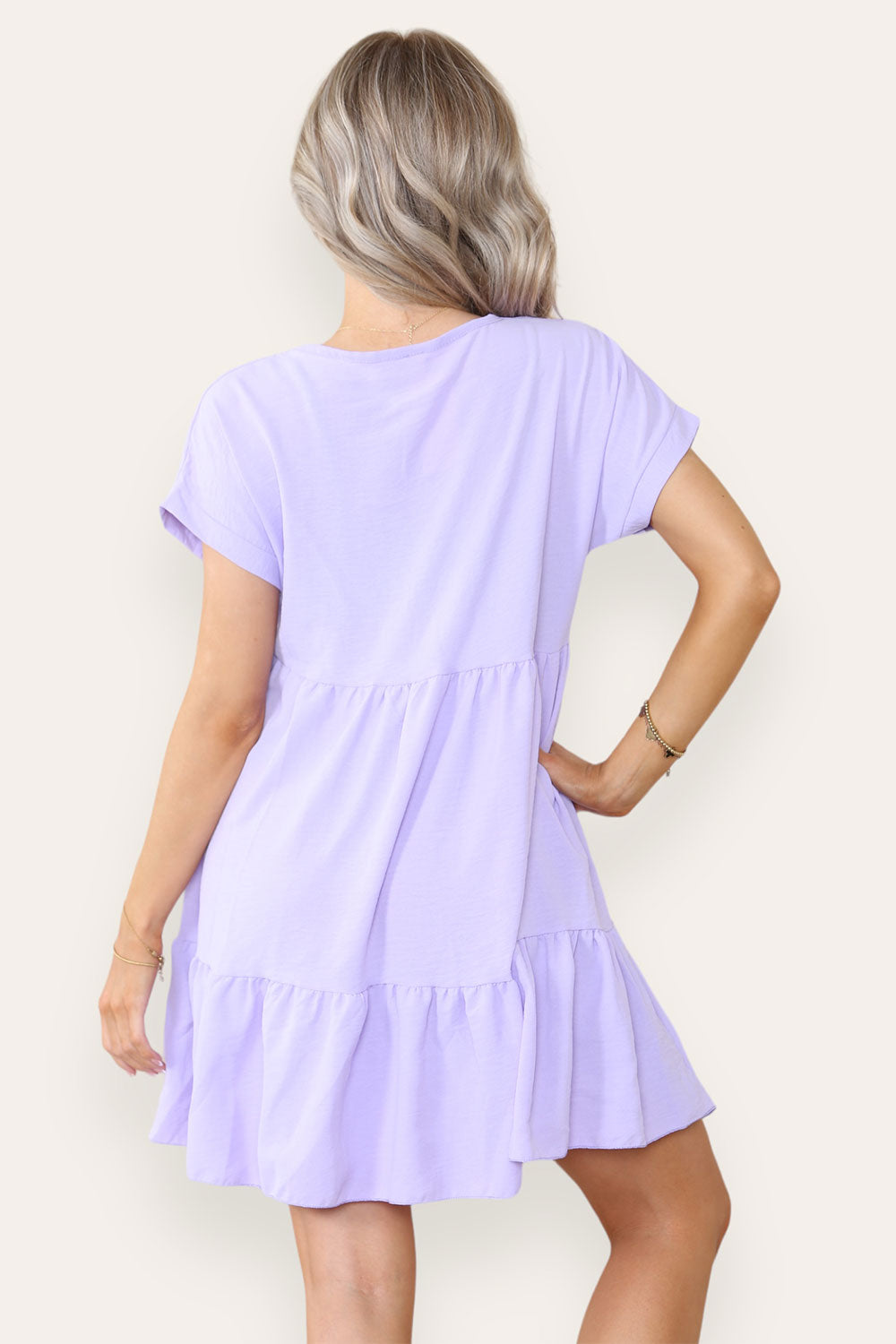 Womens Fancy Style Tiered Smock Dress 24 Womens Fancy Style Tiered Smock Dress - Image 24