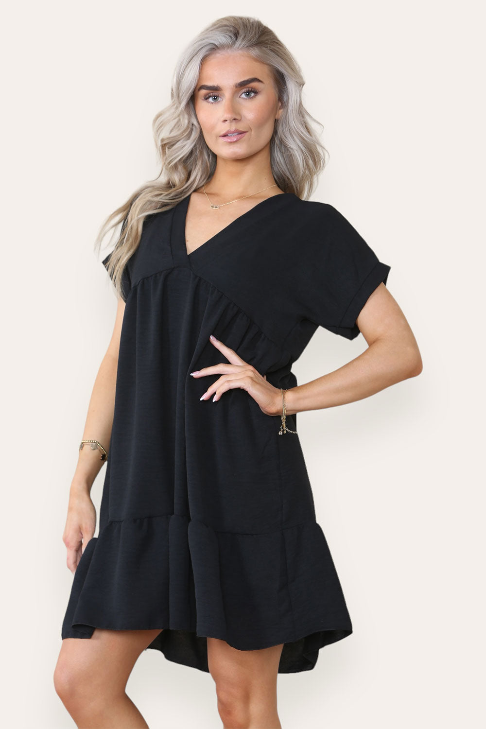 Womens Fancy Style Tiered Smock Dress 26 Womens Fancy Style Tiered Smock Dress - Image 26
