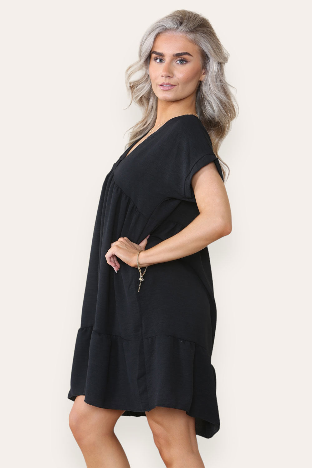Womens Fancy Style Tiered Smock Dress 27 Womens Fancy Style Tiered Smock Dress - Image 27