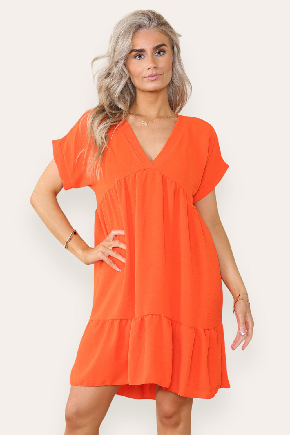 Womens Fancy Style Tiered Smock Dress 1 Womens Fancy Style Tiered Smock Dress