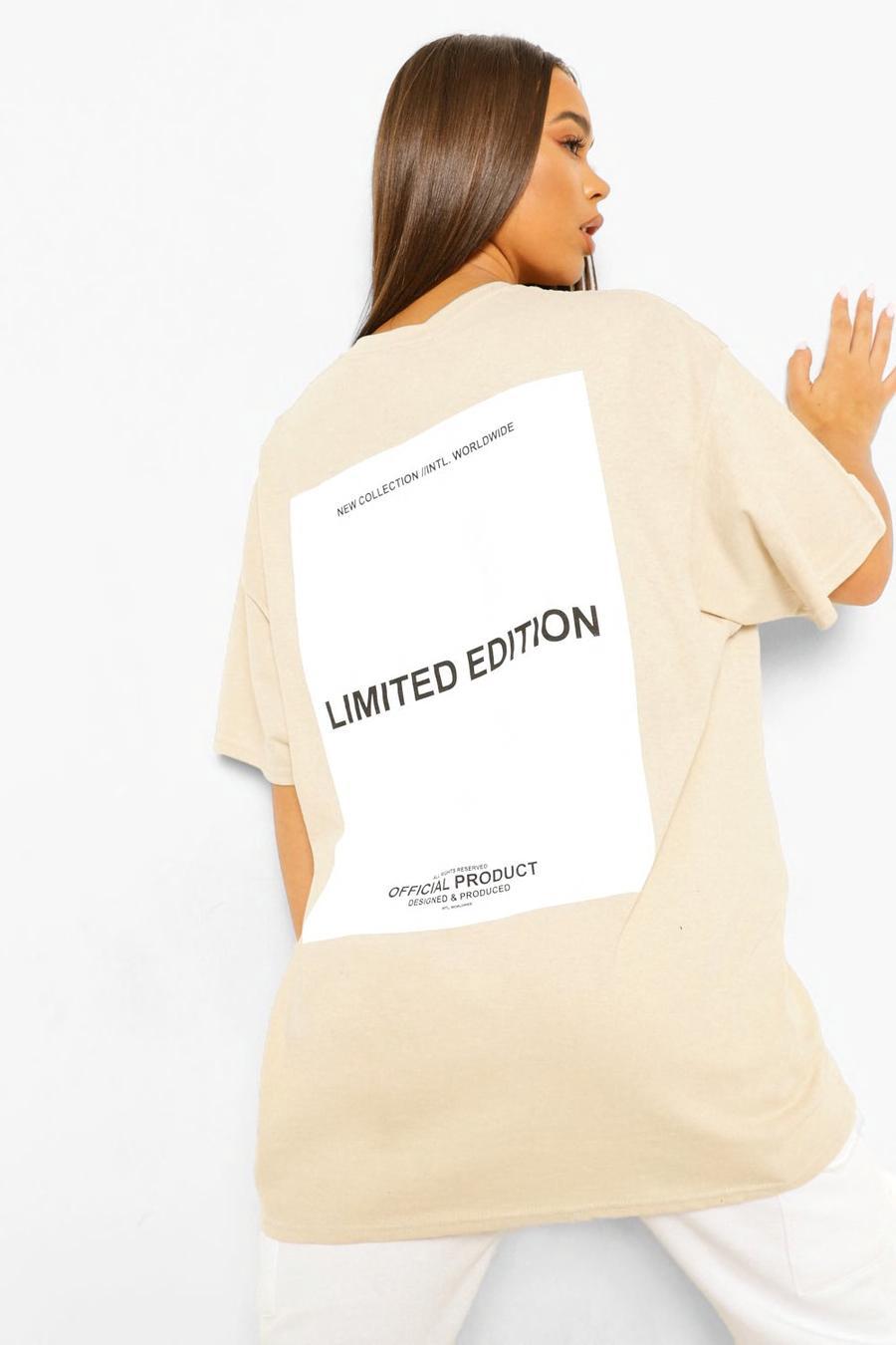 Ladies Oversized Limited Edition Short Sleeves T Shirt Top 1 Ladies Oversized Limited Edition Short Sleeves T Shirt Top