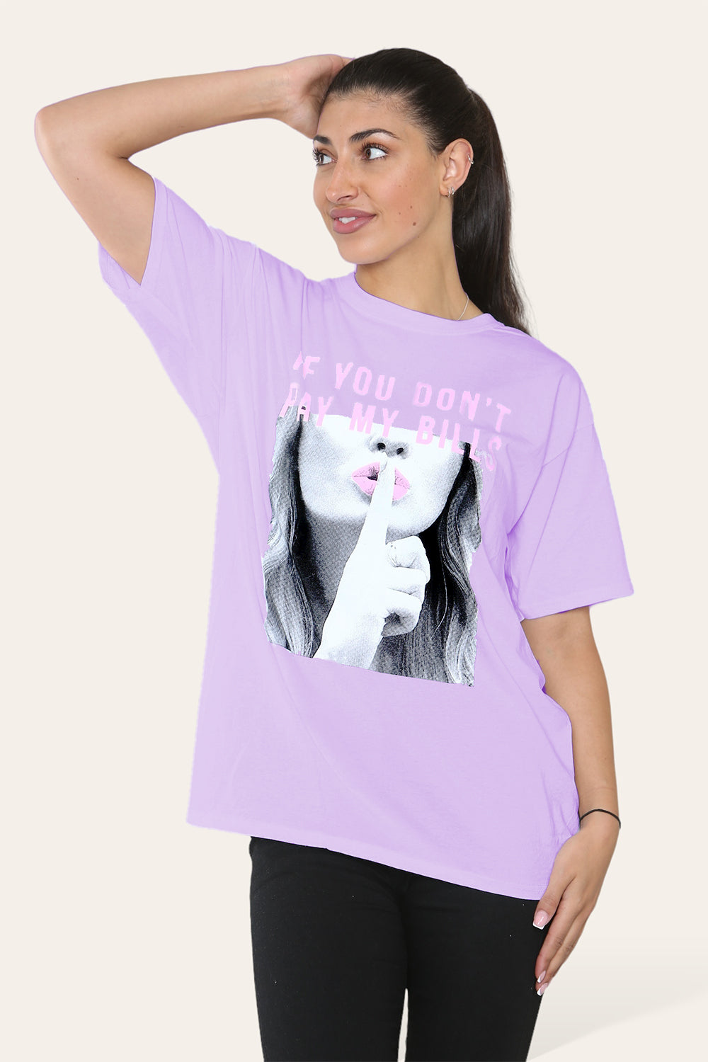 Ladies Printed Short Sleeve T-Shirt Top 1 Ladies Printed Short Sleeve T-Shirt Top