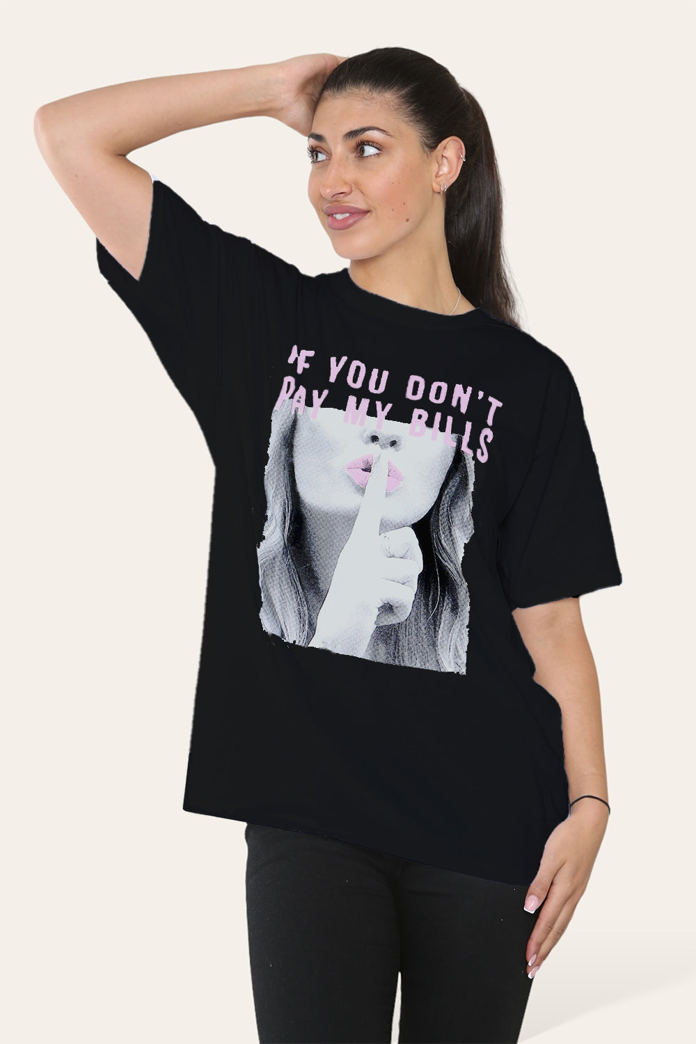 Ladies Printed Short Sleeve T-Shirt Top 6 Ladies Printed Short Sleeve T-Shirt Top - Image 6