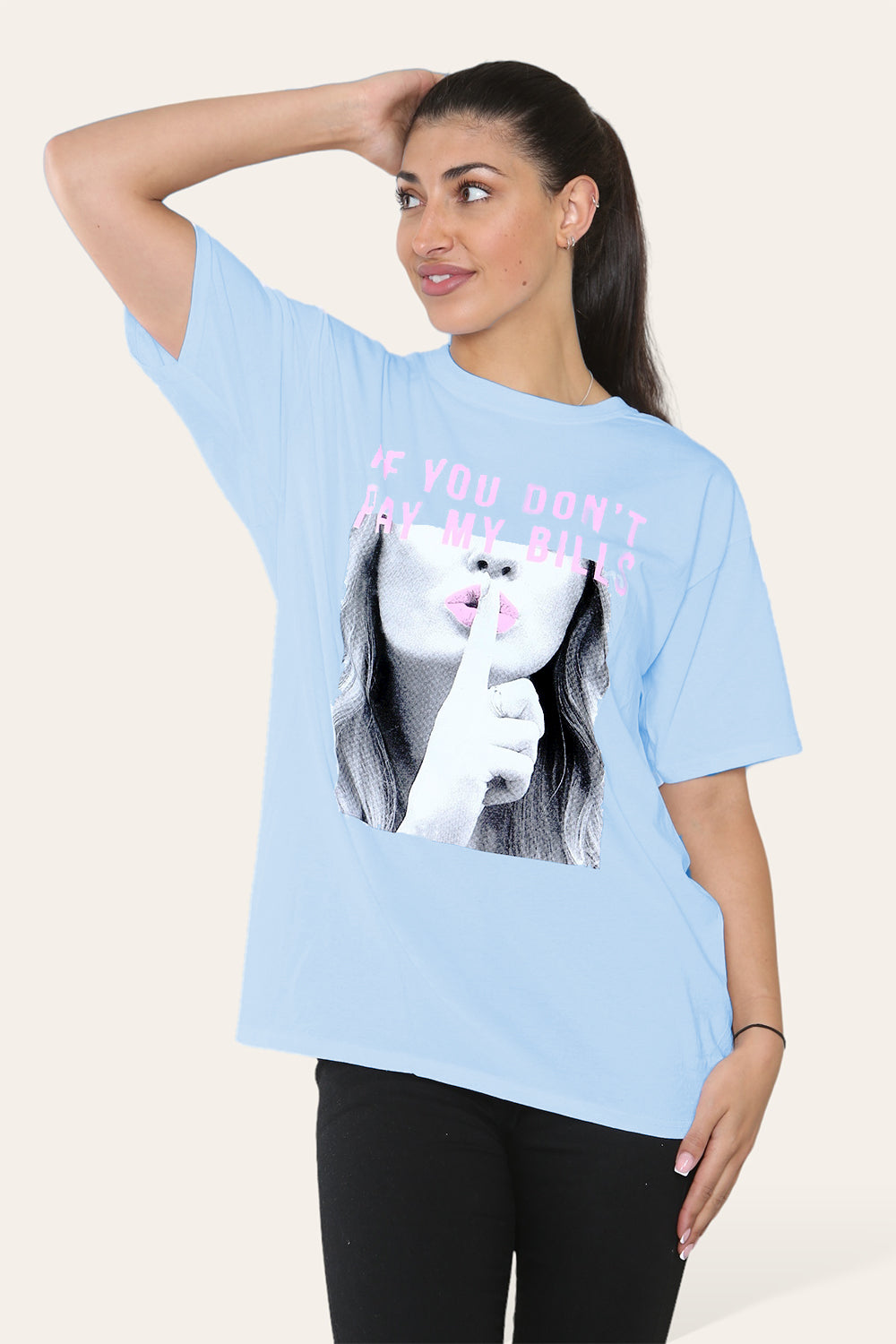 Ladies Printed Short Sleeve T-Shirt Top 7 Ladies Printed Short Sleeve T-Shirt Top - Image 7