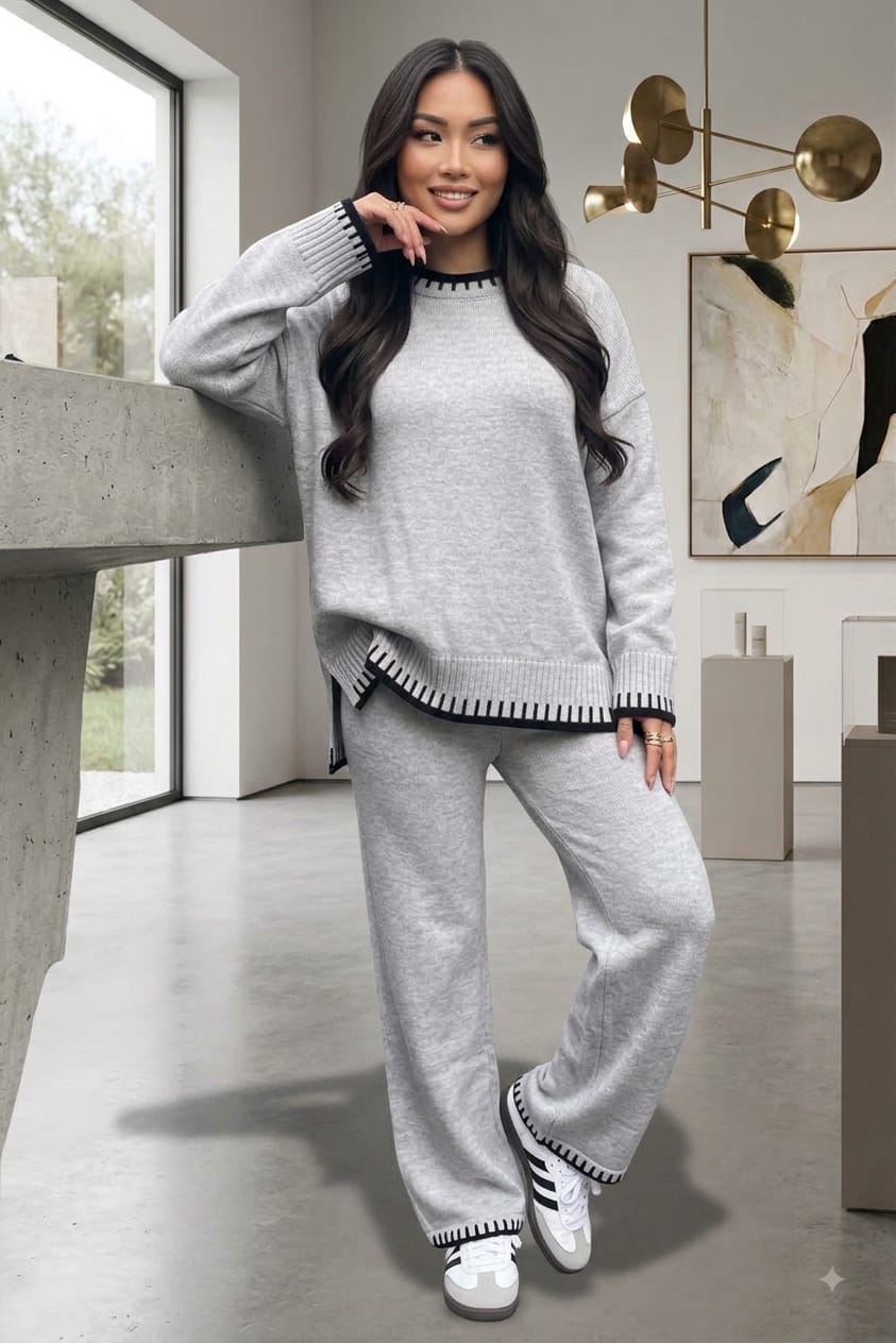 Stitched Stylish 2-Piece Knitted Lounge Comfort Co-Ord Set 7 Stitched Stylish 2-Piece Knitted Lounge Comfort Co-Ord Set - Image 7