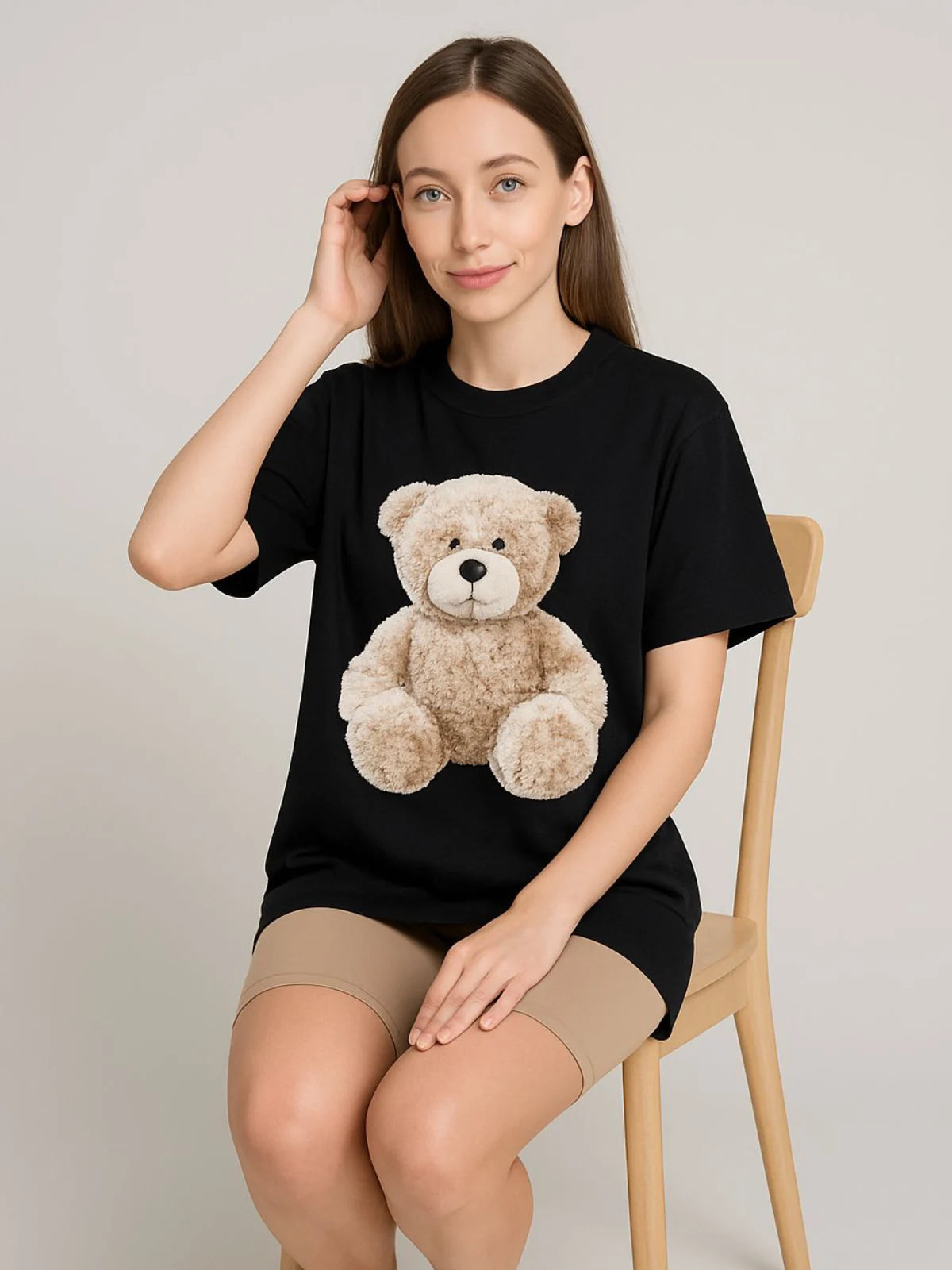 Ladies Teddy Bear Oversized Tshirt 1 Ladies Teddy Bear Oversized Tshirt