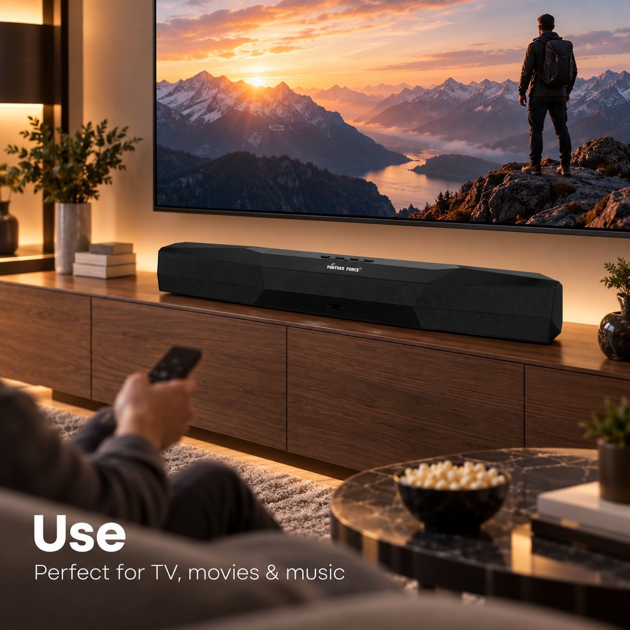 Panther Force PF262 Wireless Soundbar Speaker Deep Bass TV Home Audio USB 2 Panther Force PF262 Wireless Soundbar Speaker Deep Bass TV Home Audio USB - Image 2