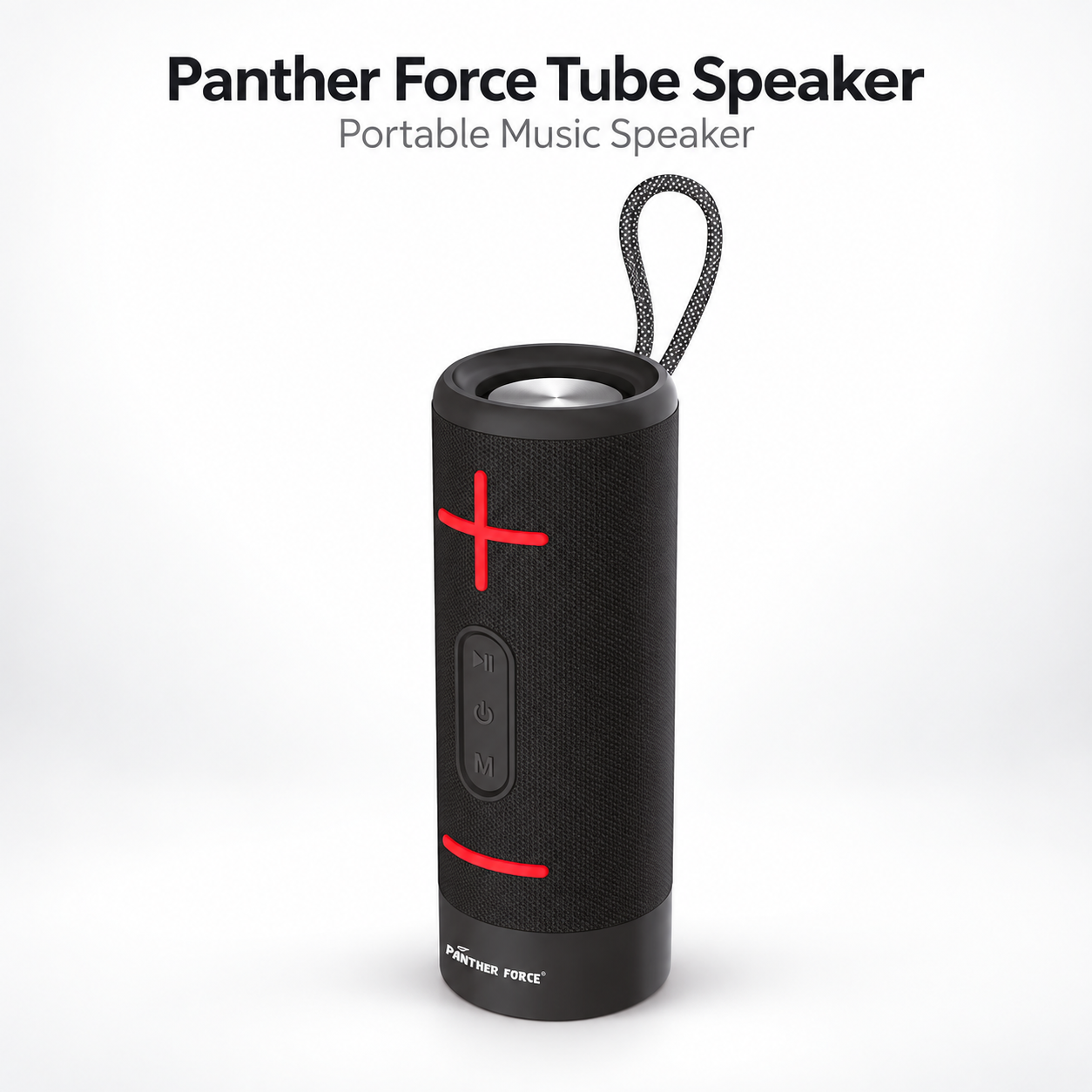 Panther Force PF260 Portable Wireless Bluetooth Speaker - Black & Red LED Light Sound 1 Panther Force PF260 Portable Wireless Bluetooth Speaker - Black & Red LED Light Sound