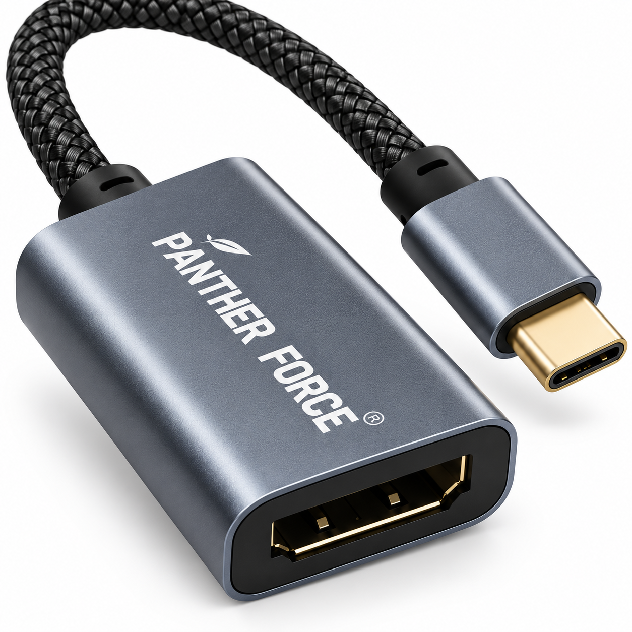 PANTHER FORCE 8K HDTV Type-C to DP Adapter, Ultra HD USB-C to DisplayPort Cable Converter 4 PANTHER FORCE 8K HDTV Type-C to DP Adapter, Ultra HD USB-C to DisplayPort Cable Converter - Image 4