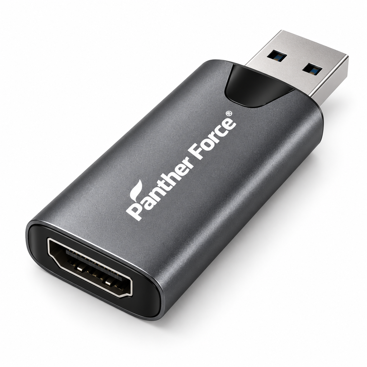 PANTHER FORCE 4K HD to USB Video Capture Card, 1080P 60FPS / 4K 30FPS HDMI Capture Device for Game Streaming & Live Broadcasting 2 PANTHER FORCE 4K HD to USB Video Capture Card, 1080P 60FPS / 4K 30FPS HDMI Capture Device for Game Streaming & Live Broadcasting - Image 2