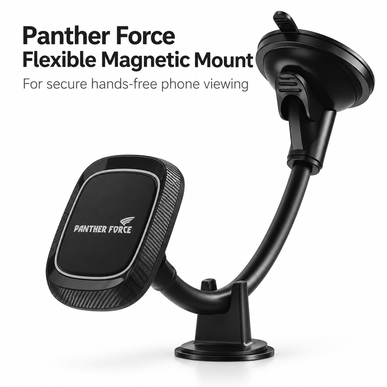 Panther Force Flexible Magnetic Car Phone Holder Suction Mount 360° Dashboard 1 Panther Force Flexible Magnetic Car Phone Holder Suction Mount 360° Dashboard