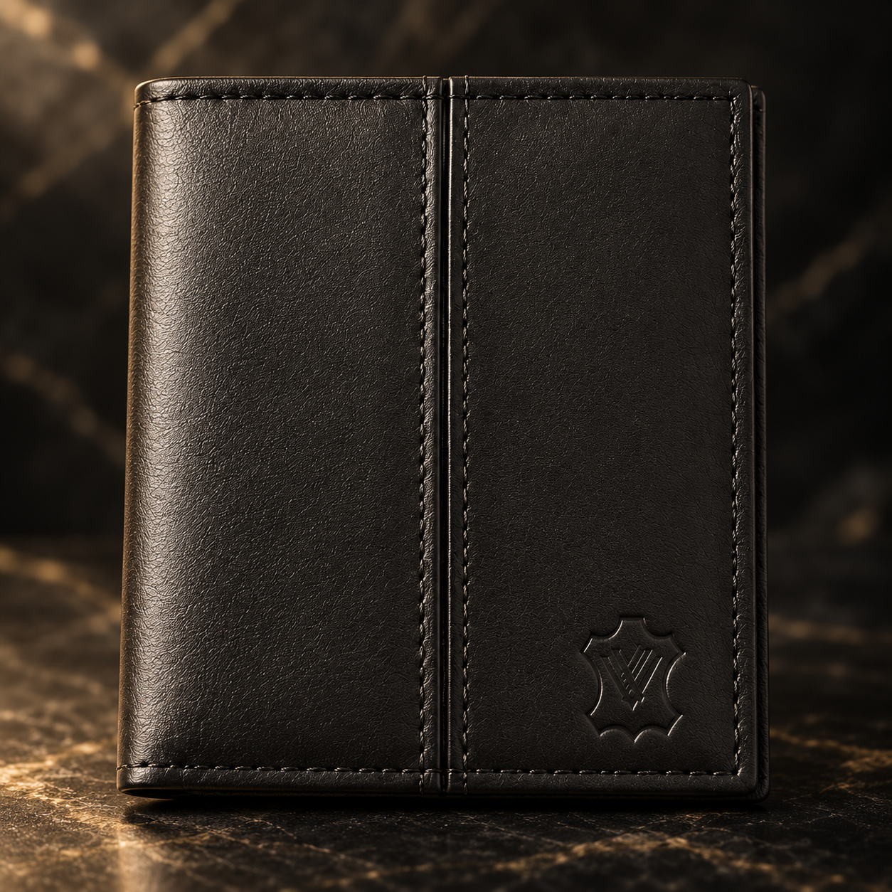 VALANTI Men's Genuine Leather Wallet Black Slim Bifold Card & Cash Holder Gift UK 4 VALANTI Men's Genuine Leather Wallet Black Slim Bifold Card & Cash Holder Gift UK - Image 4