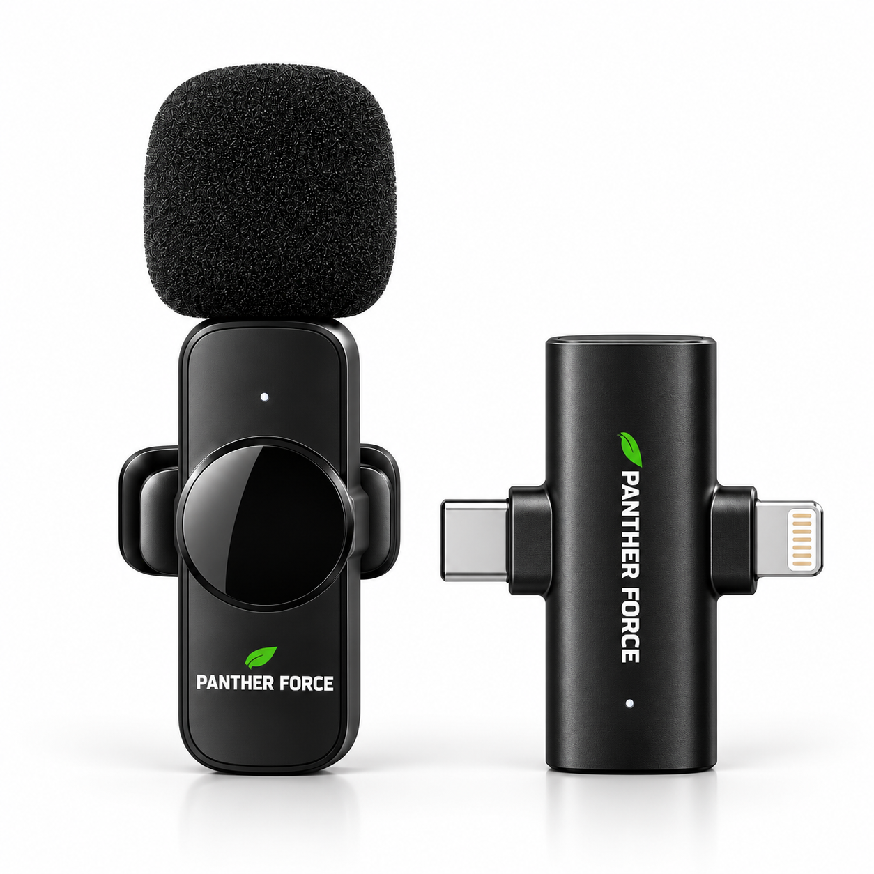 Panther Force Clear Sound Wireless Lavalier Mic PF282 Dual USB-C & Apple Adapter 2 Panther Force Clear Sound Wireless Lavalier Mic PF282 Dual USB-C & Apple Adapter - Image 2