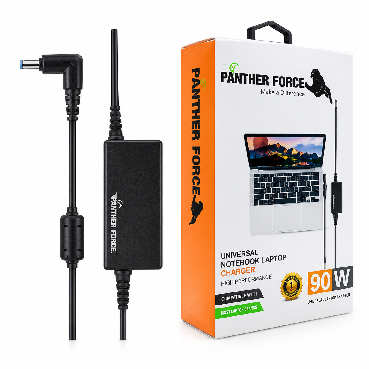 Panther Force 90W Universal Laptop Charger High Quality Power Adapter 1 Year Warranty 3 Panther Force 90W Universal Laptop Charger High Quality Power Adapter 1 Year Warranty - Image 3